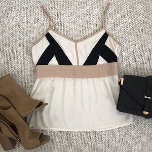 LOFT cream color blouse SIZE 0